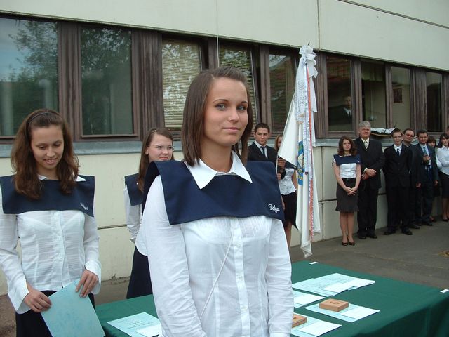 Jó tanuló, jó sportolói díjat kapott Vörös Orsolya 12.A