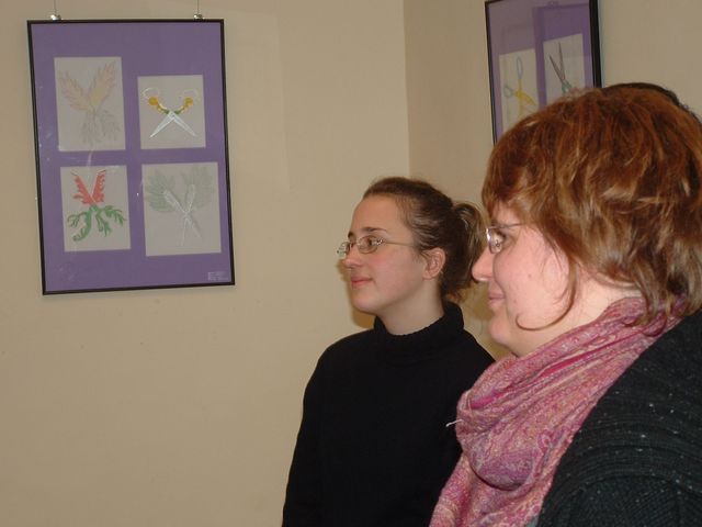 Szecessziós ollók a Diákgalériában 2008. január 7 (9)